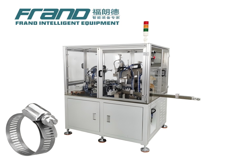 machine à colliers de serrage de type américain